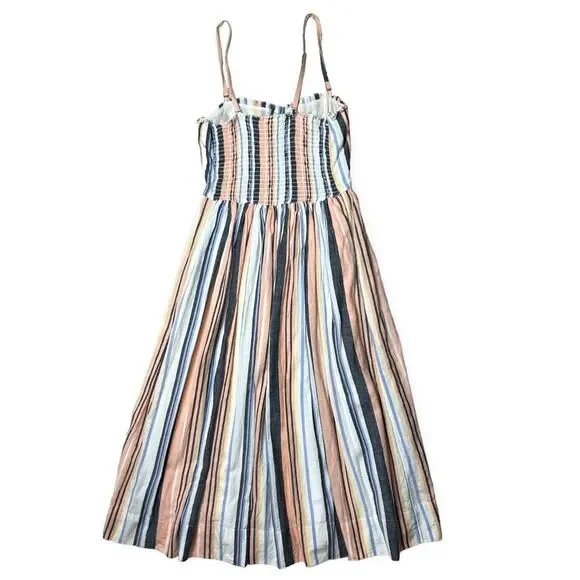 Free People Stripped Flowy Midi Dress - Picture 5 of 13